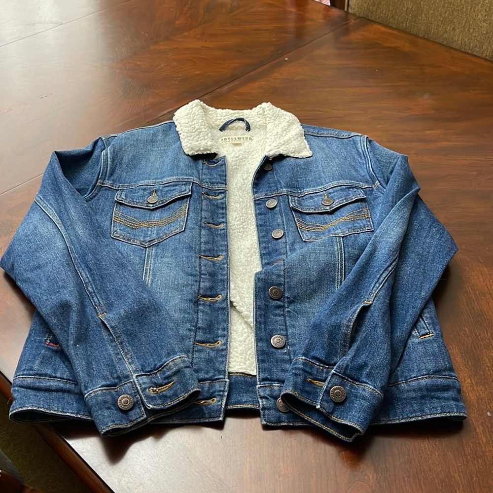 Idyllwind denim Sherpa jacket